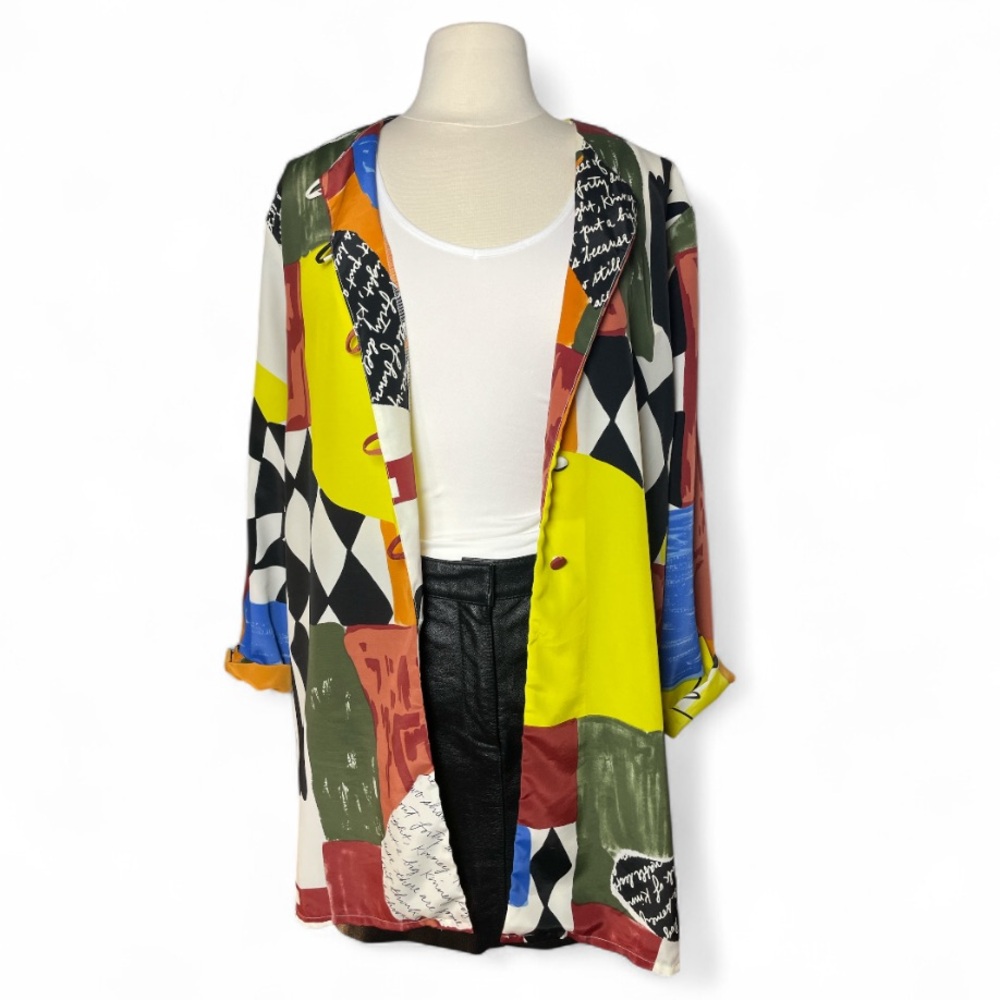 Bundle Vintage Patchwork Jacket + Wilson’s Leathe… - image 2